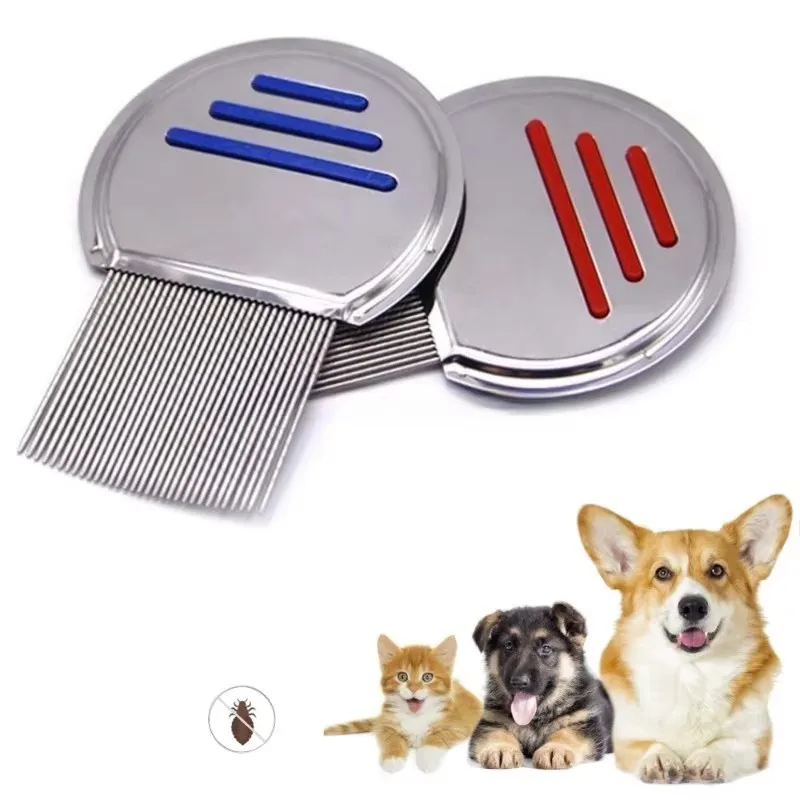 RTS Factory Stainless Steel Terminator Lice Comb Kids Hair Rid Headlouse Super Density Teeth Remove Nits Comb Nit Free