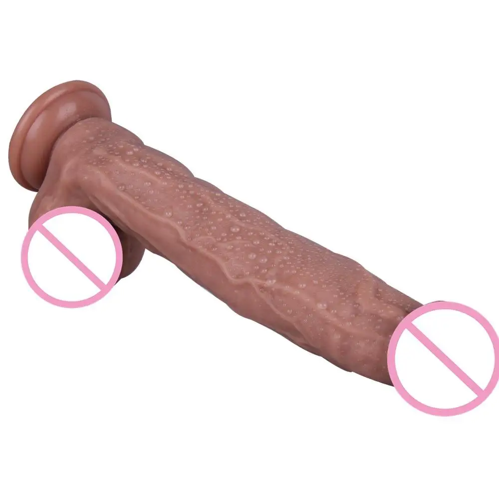 Realistic Dildo Soft Silicone Huge Penis With Suction Cup Sex Toys For Woman Anal Masturbation Vibrator