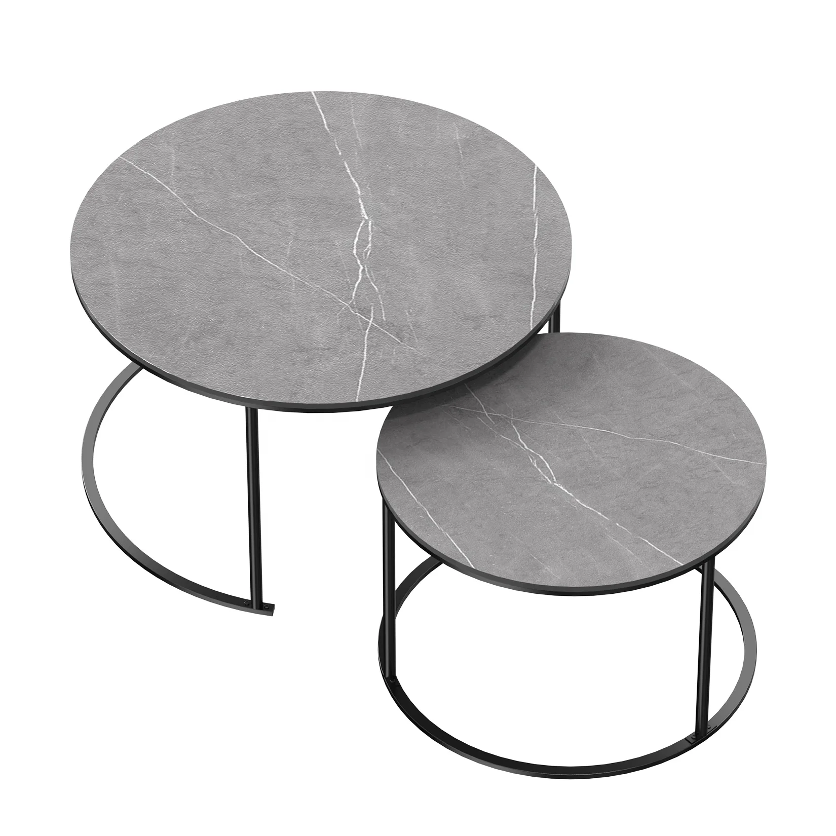 Factory Direct Modern Luxury  Heat-resistant Side Table Sintered Nesting Tables Living Room  Nordic End Table