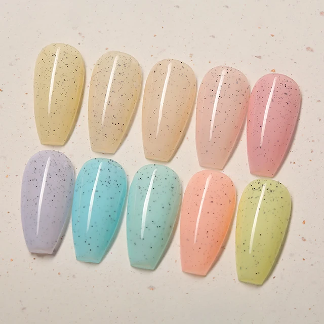whole sale nail polish uv gel  youth color sugar sand gel polish uv Smooth feel