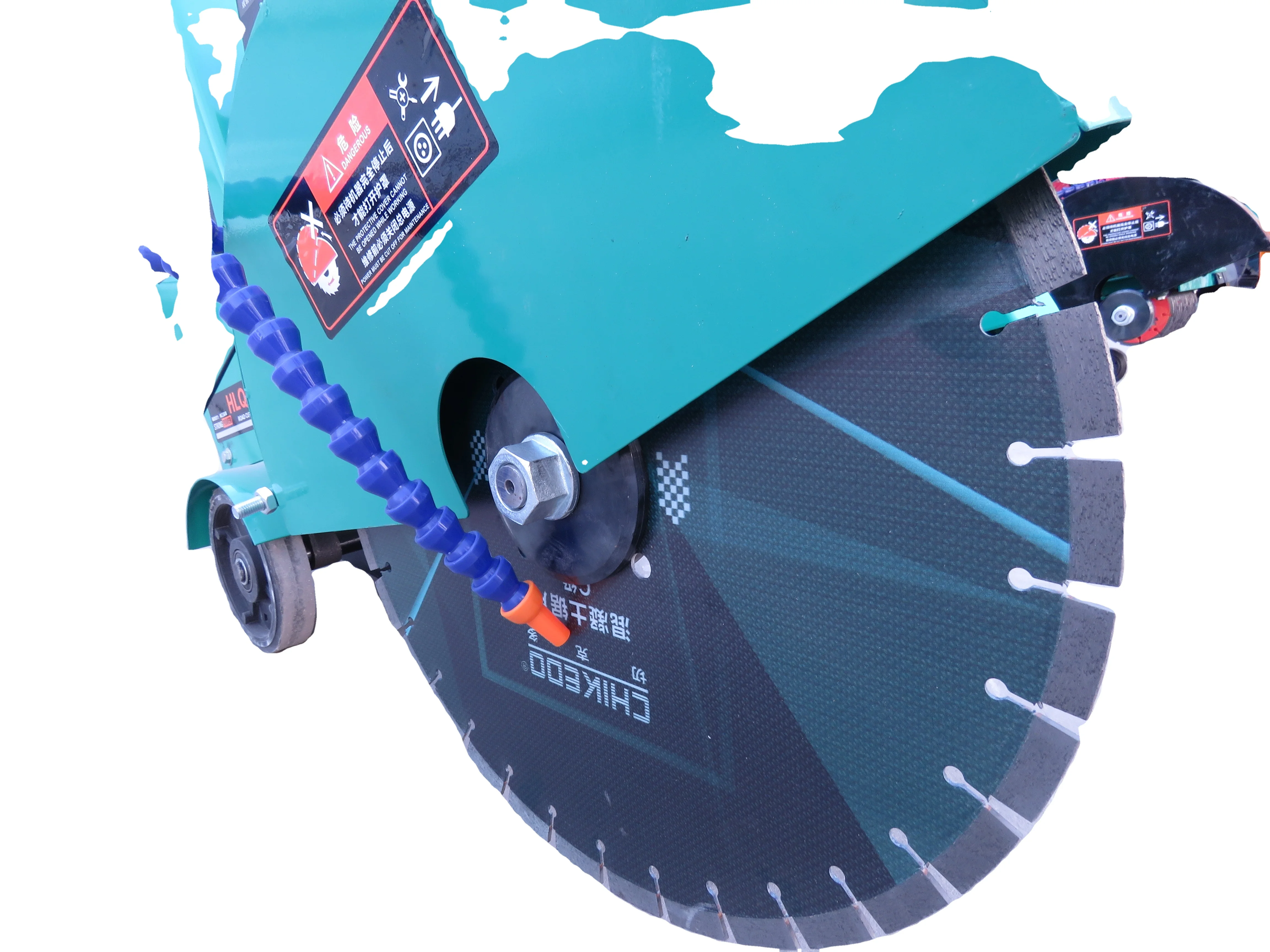 Gasoline 500  hot sale Hand Push Road Saw, Concrete Pavement Cutter