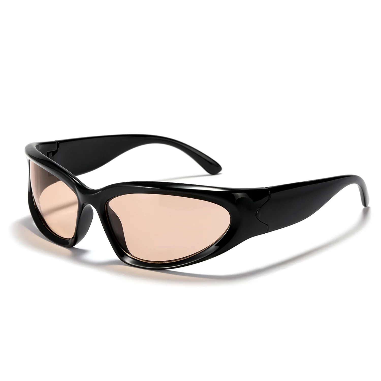 Neutral Minimal Style Wrap Around Sunglasses 2022 New Y2K Designer Women Sports Girls Bulk gafas de sol hombre Sunglasses
