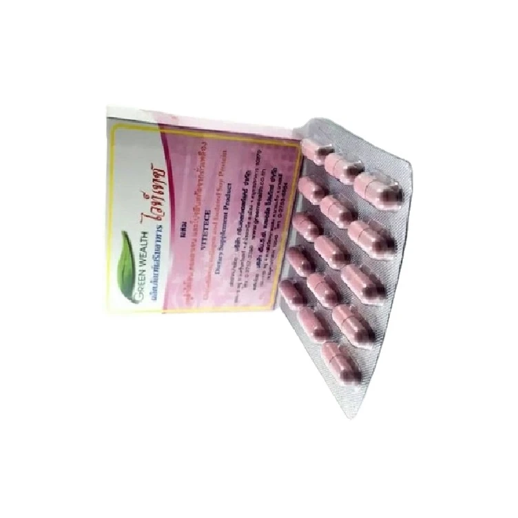 Best Seller Dietary Supplement Product of VITETECE Collagen and Soy Protein Capsules for Slimming by Green Wealth Thailand