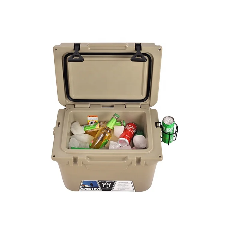 Custom 20L 45L 65L 110L 145L Camping rotomolded cooler with Bottle Holder