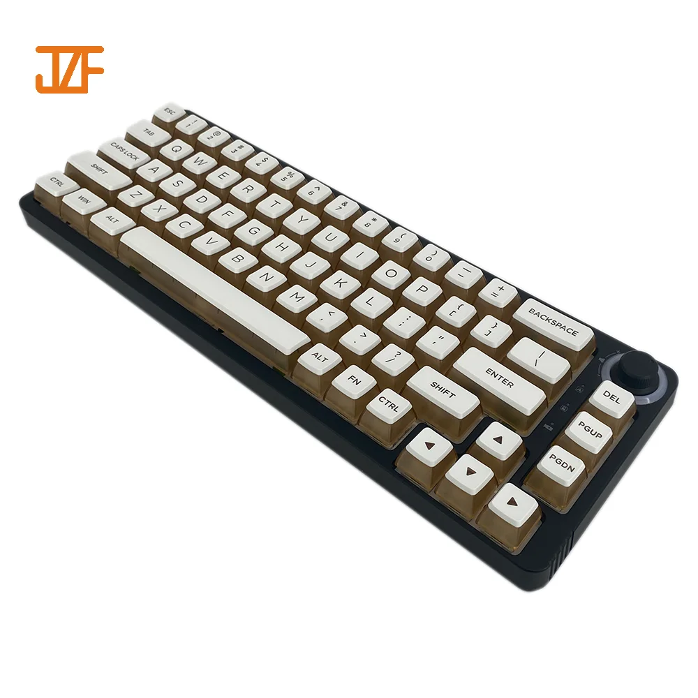 Shenzhen Factory Custom XDA 60% 80% Gaming Double Shot Keycaps Mechanical Keyboard Pbt Cherry Profile Pudding Keycaps
