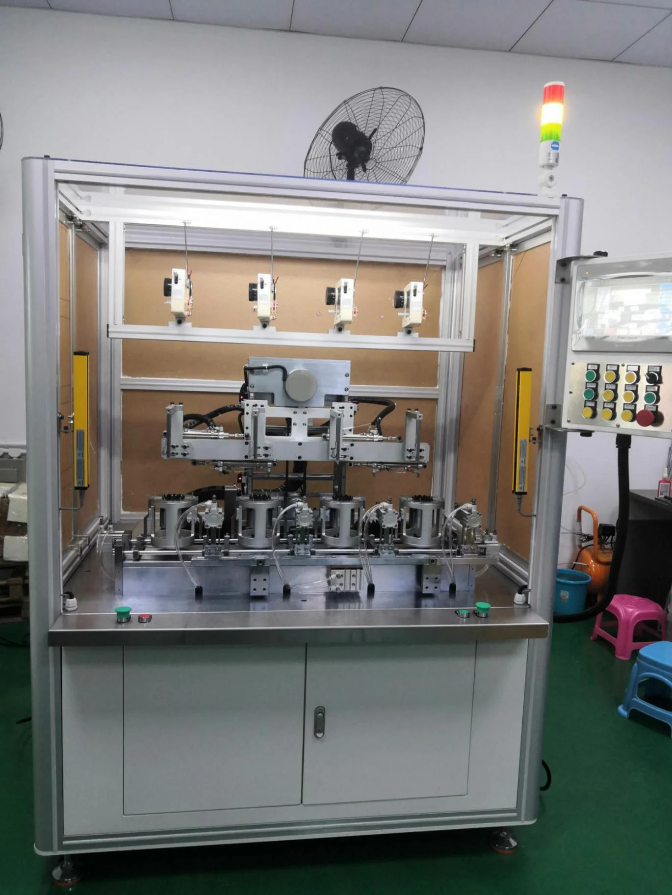 Plc Controller Internal Winding Celling Fan Stator Drone Motor Max 0.35 Mm Wire Stator Rotor Winding Machine with Bldc Motor