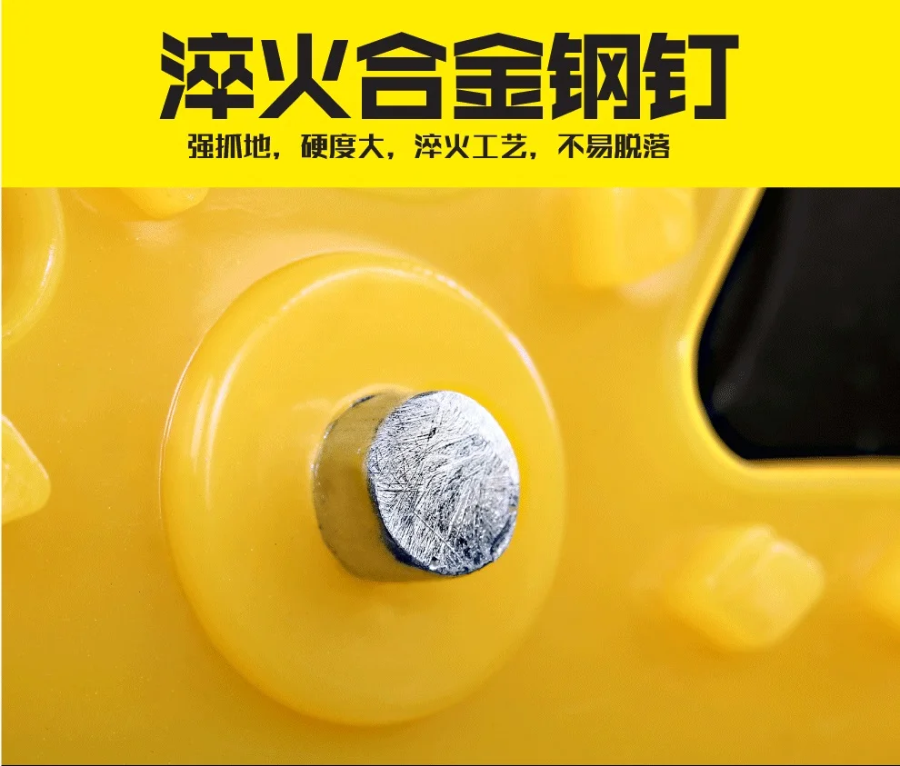 Anti slip skid universal 6 pieces emergency wheel tire car flake key snow chains for car