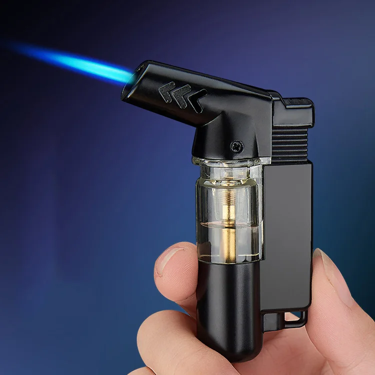 Надувная прямая Зажигалка для сигарет Blowtorch высокотемпературный фонарь точечный надувной ароматизатор