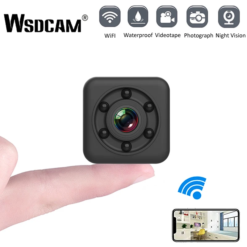 Fengtaida IP Camera HD WIFI Small  Camera Cam Video Sensor Night Vision Waterproof Shell Camcorder Micro Camera DVR Motion