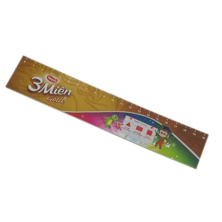 3D Lenticular Printable Parallel Rulers Wholesale Products Custom Design Plastic Fancy 3D Rulers for School Plastic Johnson