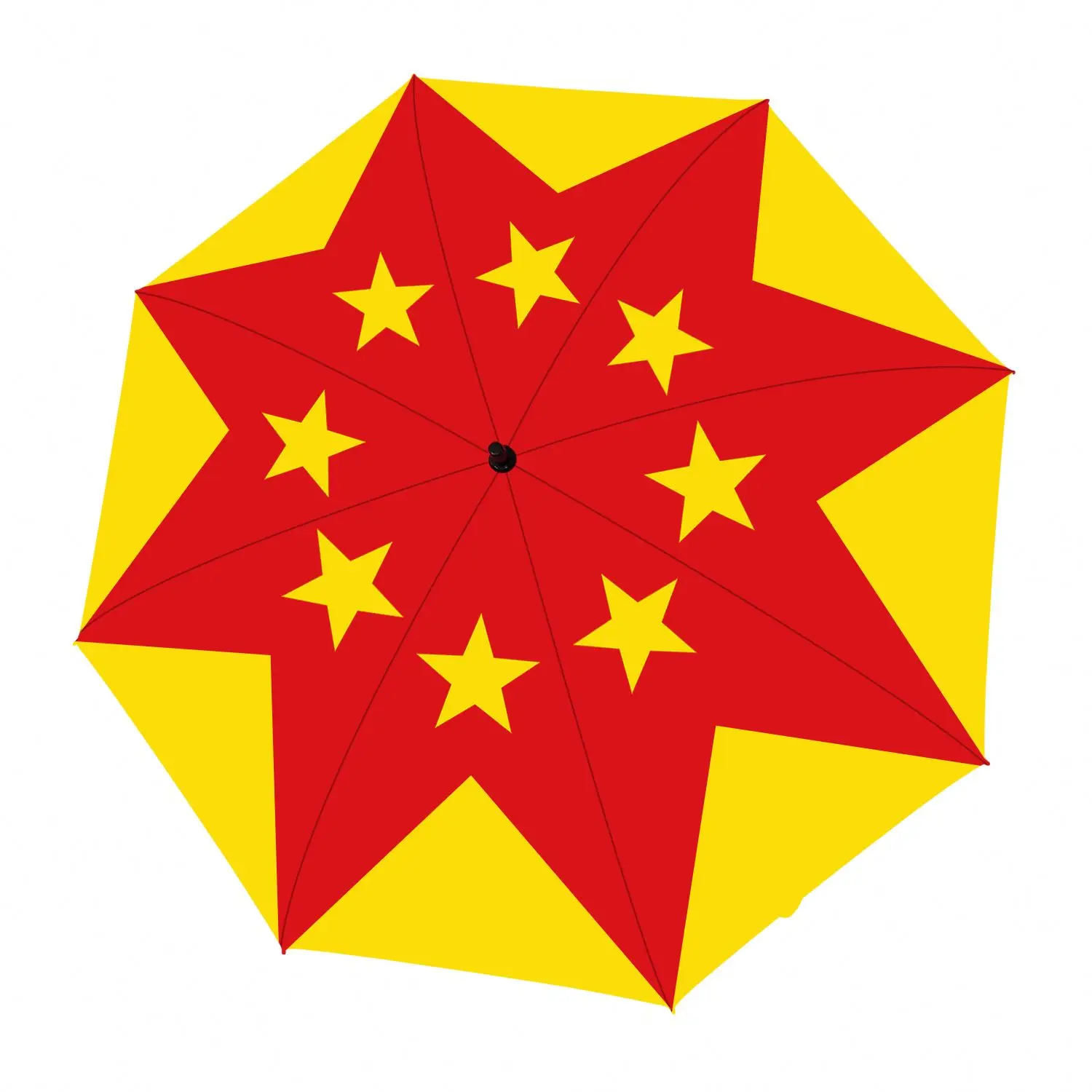 High Quality Custom Printing Folding All Season Fashion Automatic Tigray Flag Umbrella for Outdoor