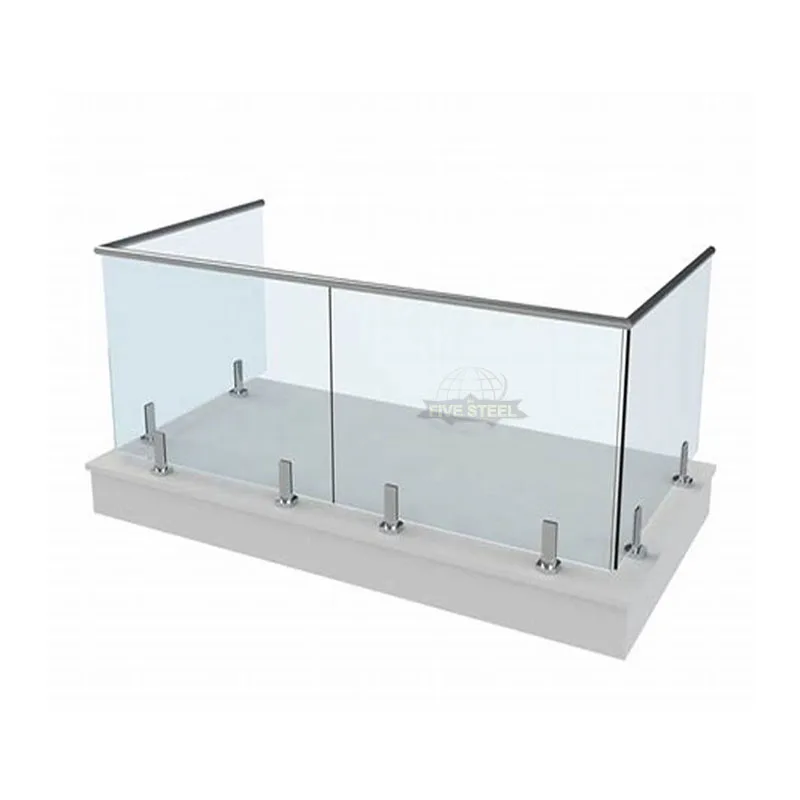 Low Price Stainless Steel Stair Railings Stainless Steel Glass Balcony Railing