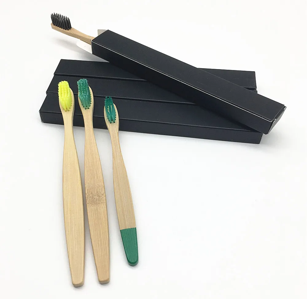Natural Bamboo Tooth Brush Home Daily Use Biodegradable Toothbrush