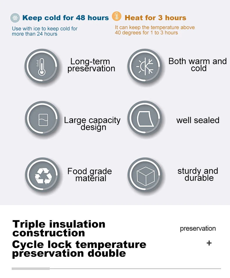 Portable take-out freezer Car outdoor ice bucket freezer Fishing home light luxury fresh-keeping box incubator