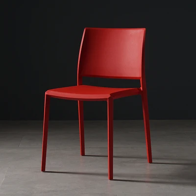 Modern plastic stackable cafe restaurant furniture dining living conference chairs and tables