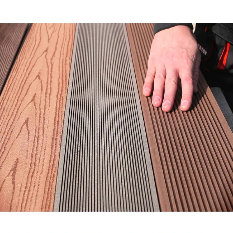 Wpc eco decking solid engineered flooring wood composite anti-uv wpc outdoor terrace wpc decking flooring board panel