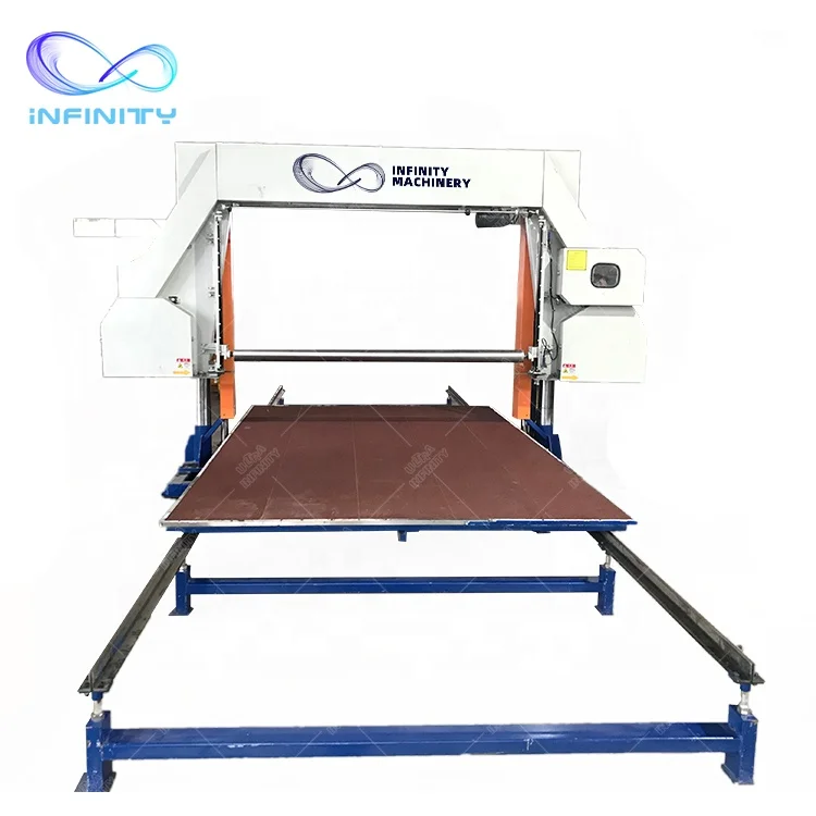 Mattress Machinery Big Size Automatic Digital Controlled Horizontal Foam Cutting Machine for Mattress Production