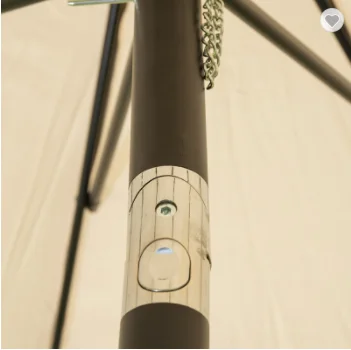 
JS HD657 Outdoor Umbrella Waterproof Garden Beach Restaurant Umbrella Patio Sun Parasol Iron Umbrella With Push Button Tilt 