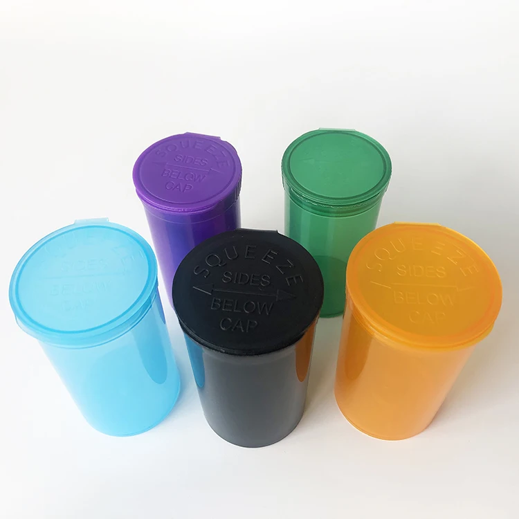 6/13/19/30/60Dram Plastic Pop Top Bottles