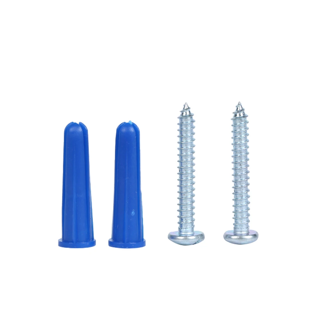 Plastic Expansion Anchor Furniture Screws Blue Easy Anchor Screw Kit