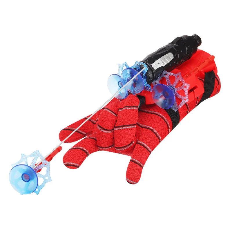 2024 New Novelty Gag Toys Cosplay Launcher Gloves Spider M Gloves Web Shooter