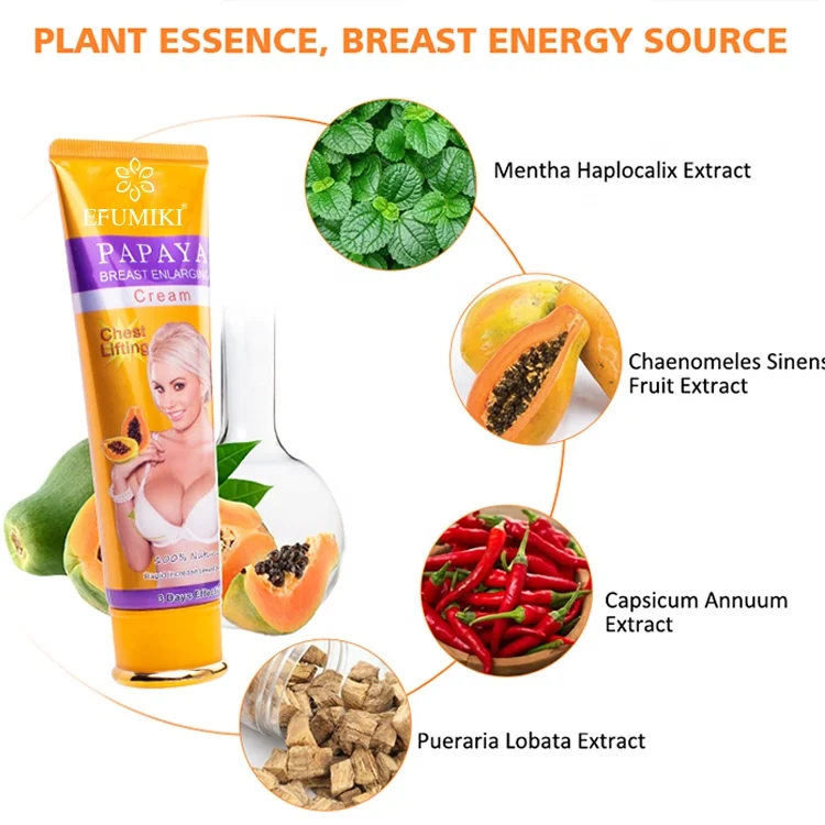 Manufacturer OEM Private Label Natural Herbs And Papaya Extract Nourishing Beauty Breast Enhancement Cream Breast Bigger Cream