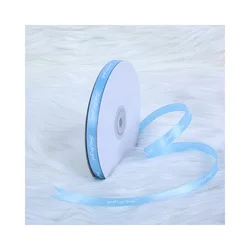 Custom Wholesale printed satin personalized Silk Tape Satin Ribbon for gift box
