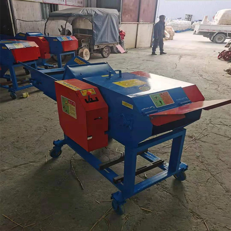 Ensiling grass shredder Grass chopping machine hay kneading crusher