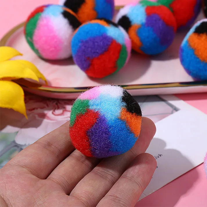 Wholesale Mixed Color Craft Pom poms Balls for DIY School Activities Arts&Crafts