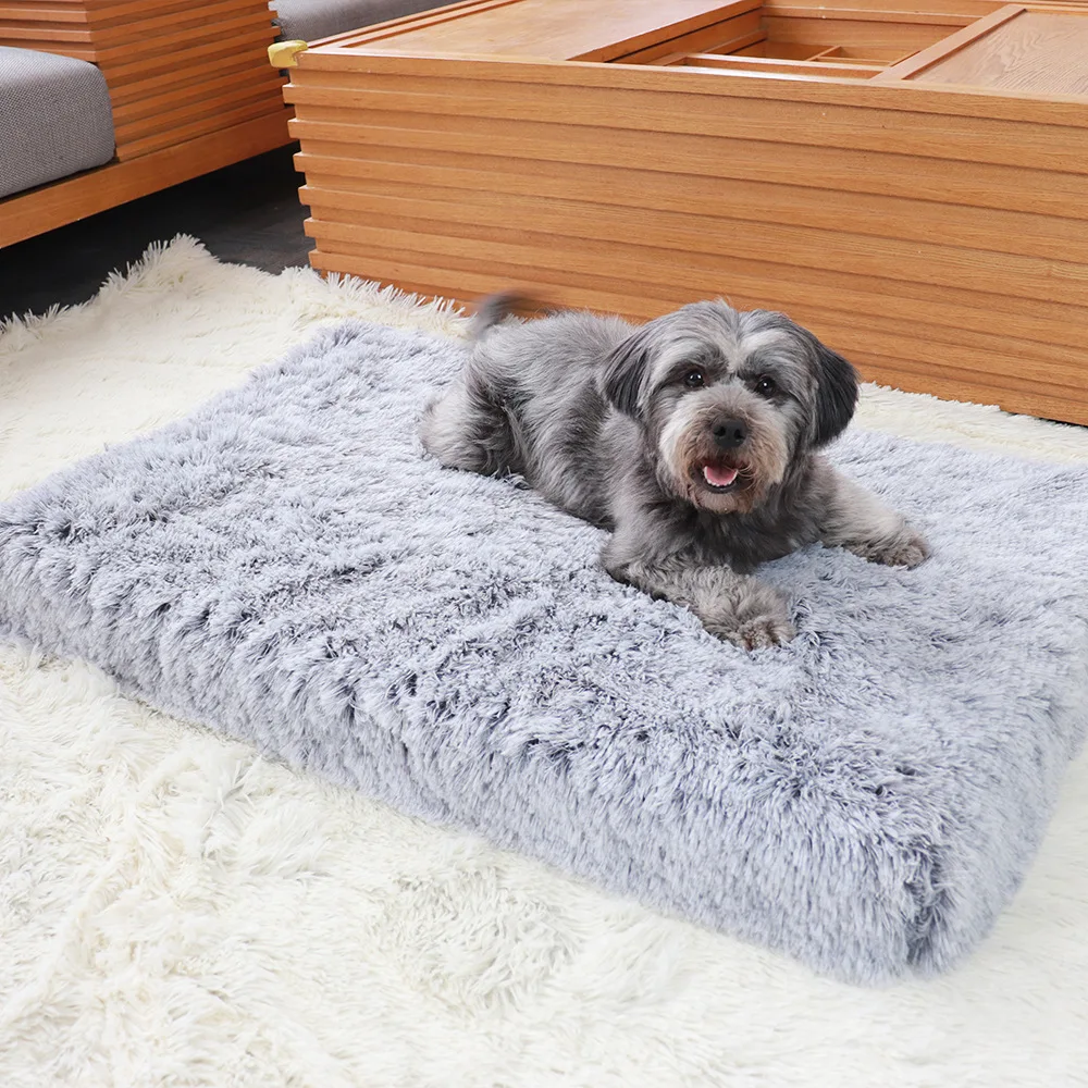 luxury elevated best trending product 2021 memory foam Faux fur pet bed New Design cama de perro dog bed hunde bett