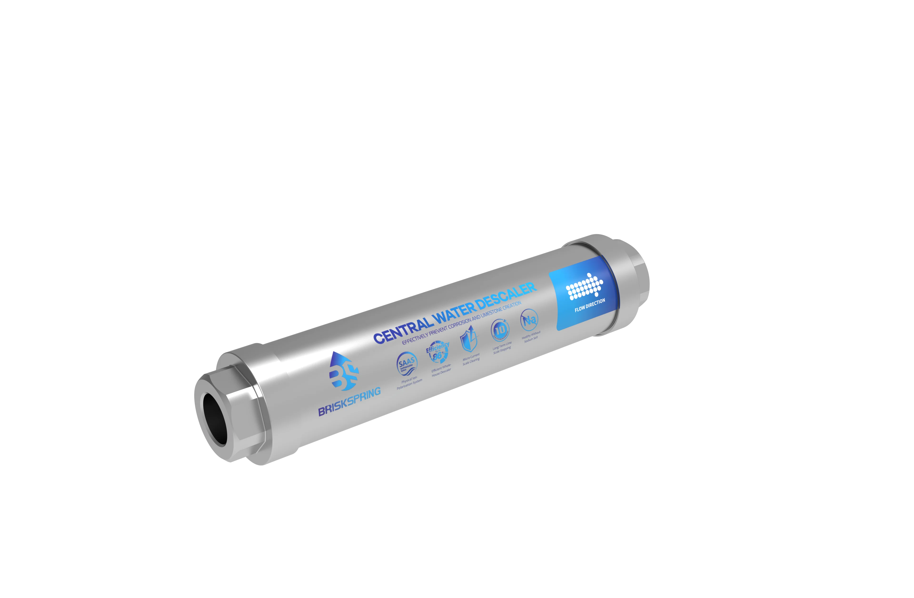 Hard Water Treatment Salt-Free Water Softener Non-Magnetic System for Home Apartment