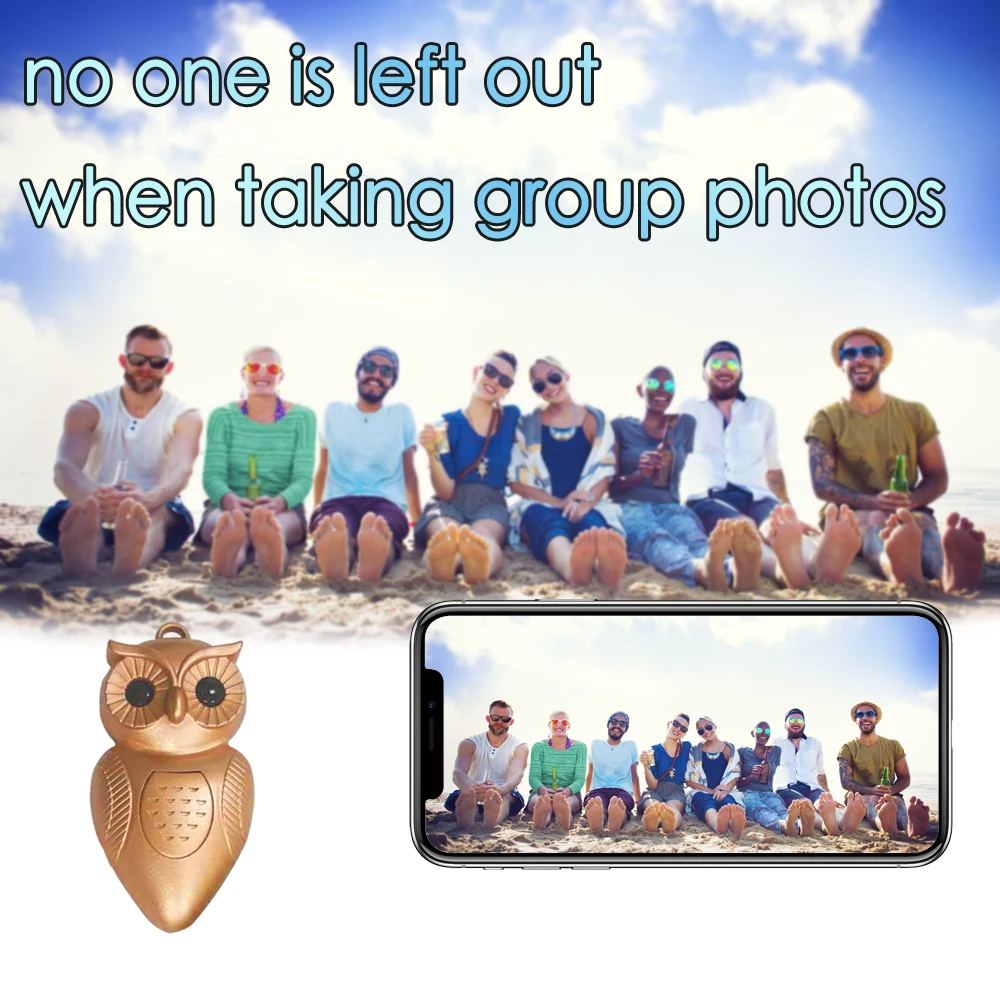 manufacture wireless selfie remote shutter Owl appearance cute phones iOS and android