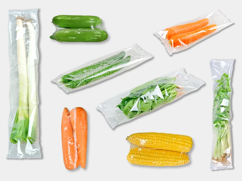 Automatic Reciprocating motion film running high speed fresh vegetables fruits food packing machine