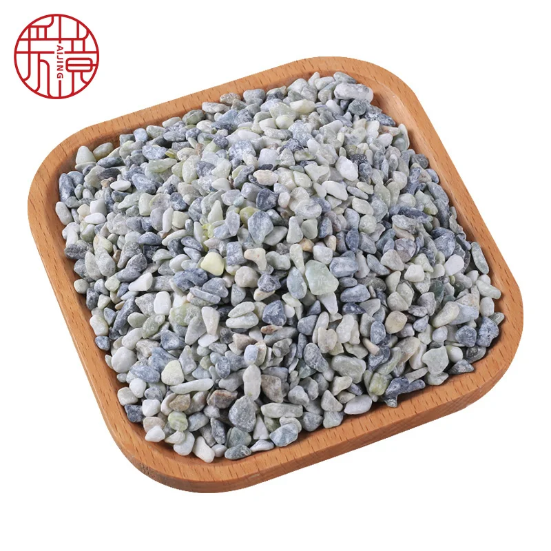 Manufacturer strand gravel stone Aquarium Artificial Colored gravel & crushed stone  from  AIKING