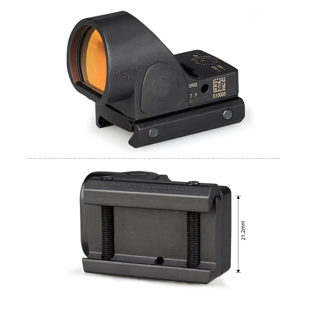 Plastic Shell Model Sro Red Dot Scope 5 Level Brightness for Day and Night 2-0130B Red Dot