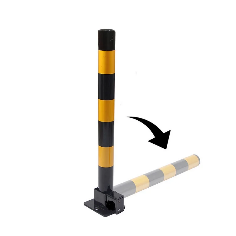Height 670mm collapsible car parking bollard traffic warning post barriere parking divider bollards