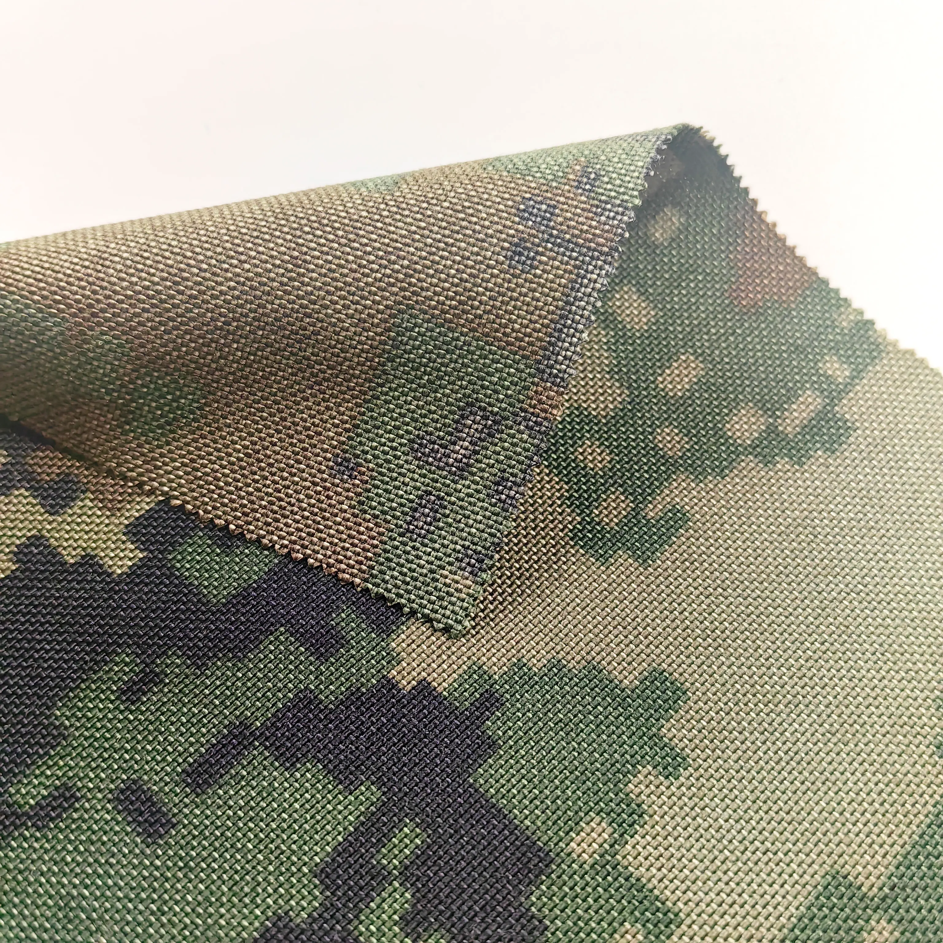 Backpack Fabric 1000D Digital Camouflage Nylon Cordura Camouflage Fabric Abrasion Resistant Tactical Vest Garment Material W