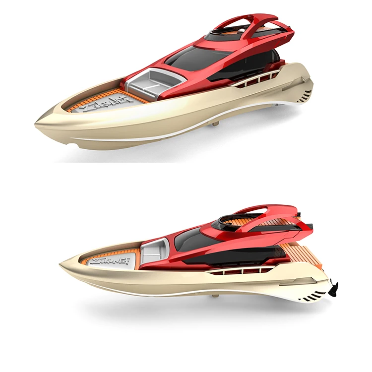 High Speed Electric Hovercraft Mini Rc Boat Racing Boat 2.4G Mini Remote Control Ship Toys For Kids And Adult