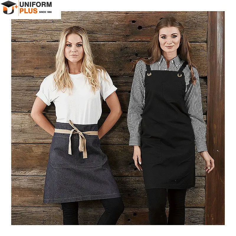 Fast food restaurant dress wait staff uniform apron uniform