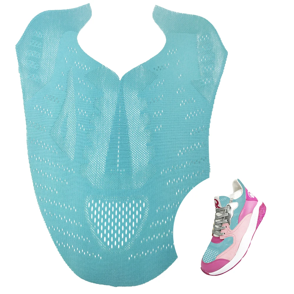 
jacquard weave 100Polyester Eyelet Microfiber Mesh Fabric for Sports Plain Waterproof Shoes Shoes Upper Vamp polyester custom 