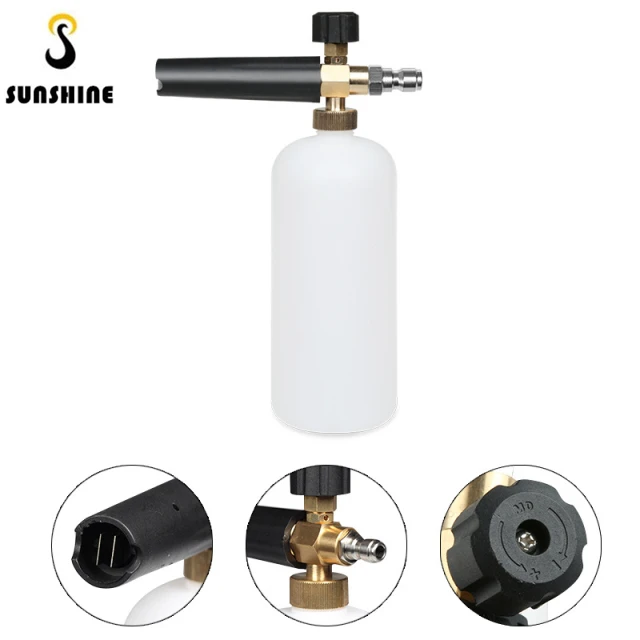High pressure 3000PSI Car washer spray gun with quick release adapter Snow foam lance cannon set