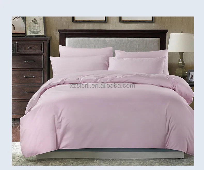 New Style Bedding set 100% luxury Solid Color Egyptian cotton bed sheets duvet cover