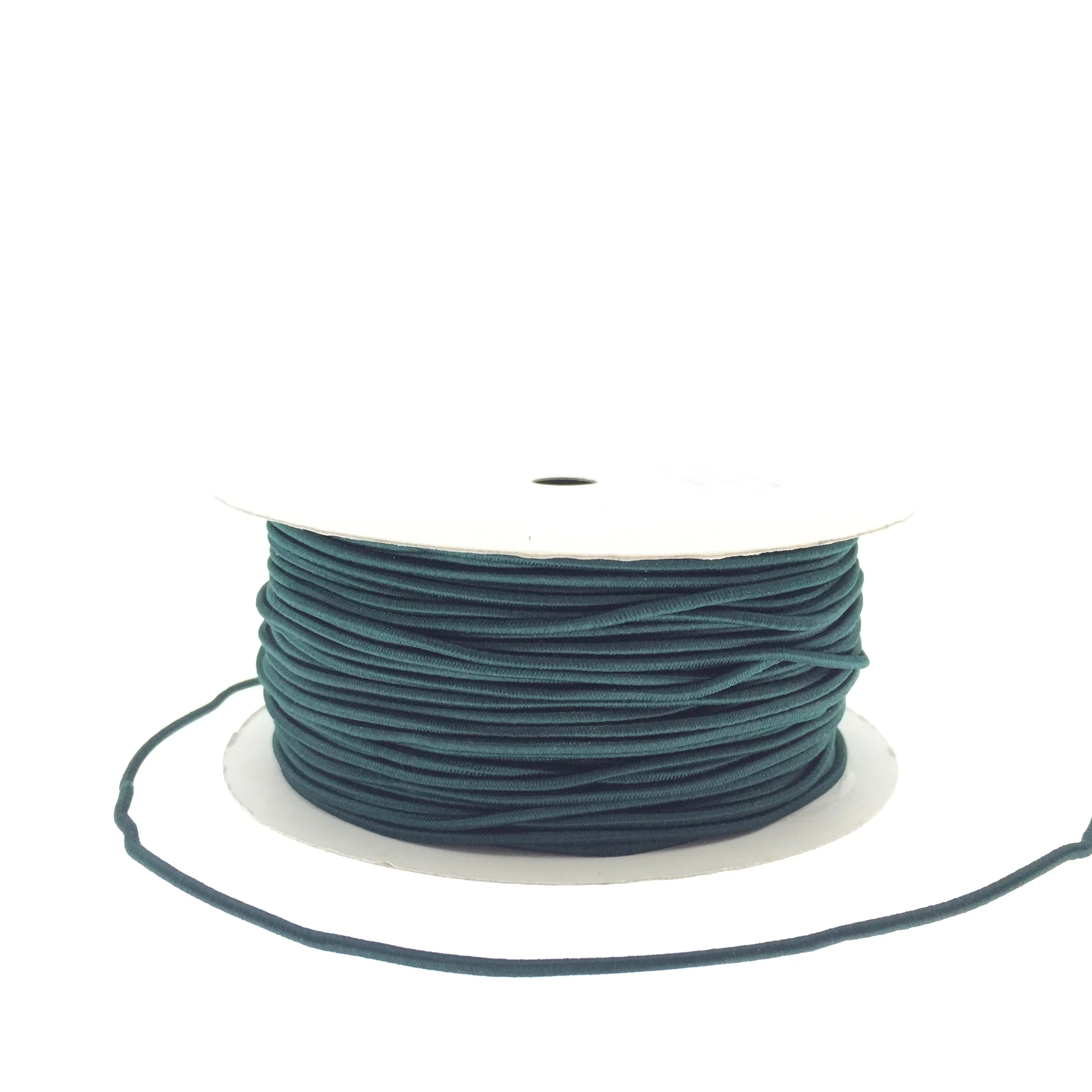 Fancy 1.7Mm Dia Round Packaging Rope Matte Elastic Cord For Gift Wrap