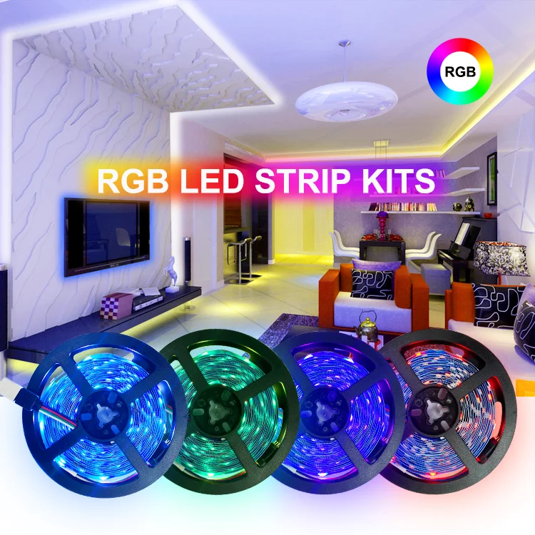 2021 RGB Led Christmas Decoration Supplies 600LEDs Decorative Home Beds Room Decor Wall Light Strip Kits Lights