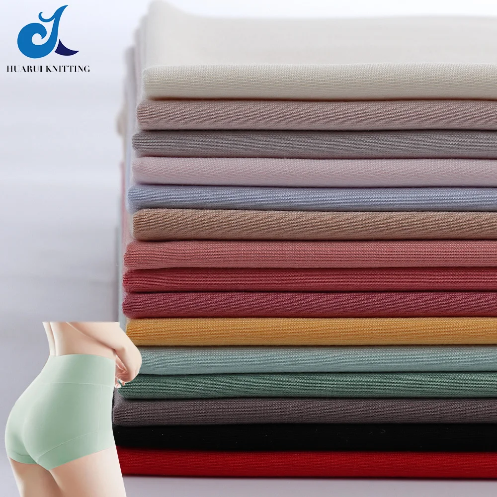 60S high quality smooth Soft hand feel lenzing tencel 92% modal 8% spandex  baby cloth modal fabric  for underwear