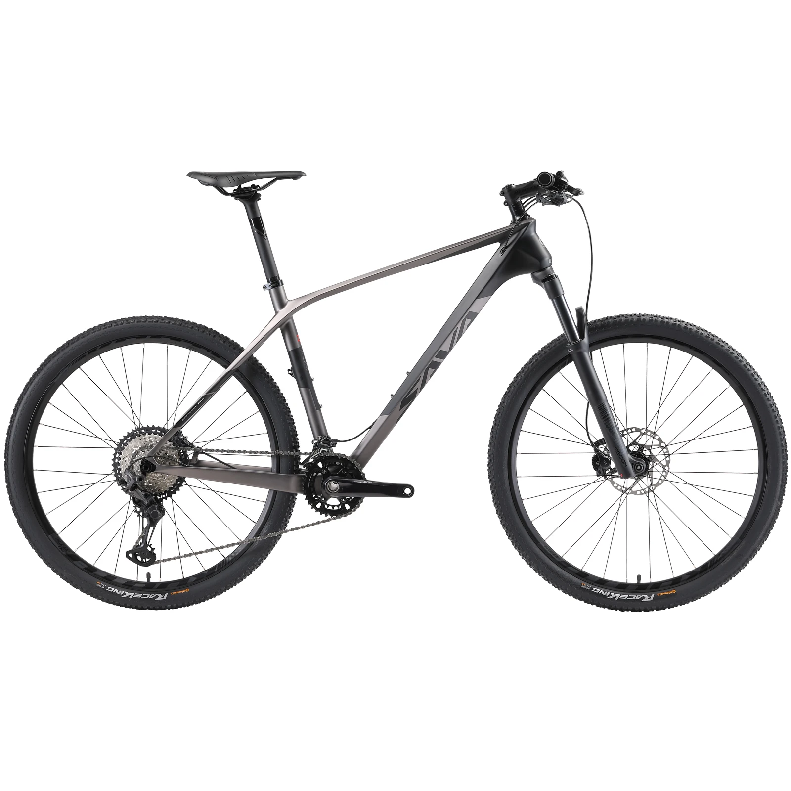 SAVA 29 Mountain Bike Carbon MTB 29 inch Adult Mountain Bicycle with SHIMANO DEORE XT M8100 2x12 Speeds and ROCKSHOX Air fork