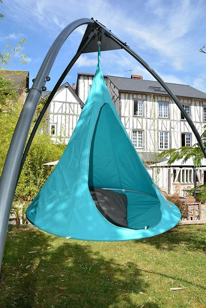Beach tree pod hammock swing tent for outdoor