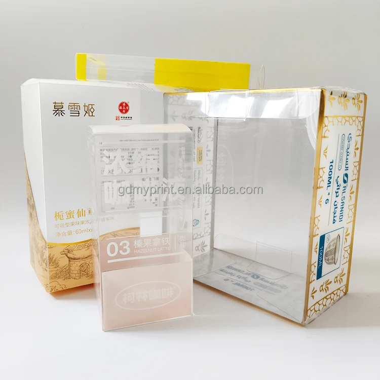 Печатная фабрика изготовленная на заказ пластиковая ПВХ упаковочная коробка с вашим собственным дизайном для рождественского подарка