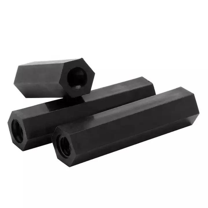 M2m3m4 Pcb Plastic Hexagonal Isolation Column Nylon 66 Internal and External Thread Fastening Support Column