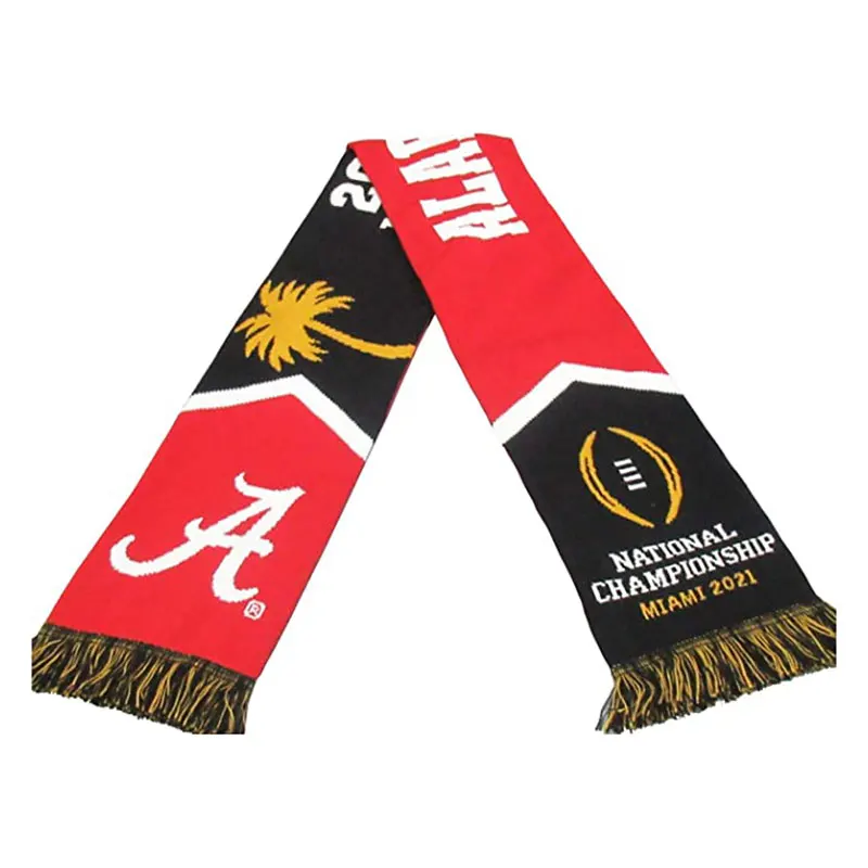 2024 Wholesale World Championship Cup European Cup Scarf Sports Knitted Jacquard Fans Scarf Scarves for Football Soccer Team Fan